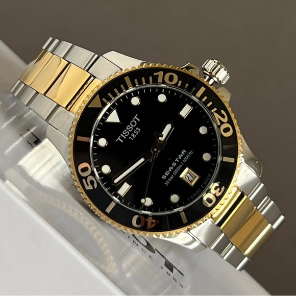 💰SOLD - T120.210.22.051.00 - Tissot Women’s Seastar 1000 Quartz Watch - Picture 2 of 13